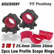 Discovery Scope Rings 25.4mm 30mm 34mm Picatinny Low