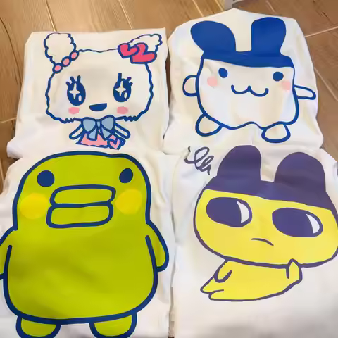 Tamagotchi Mamekichi Guji Guji Lovelitchi Memetchi short sleeves pants pajamas anime merchandise car