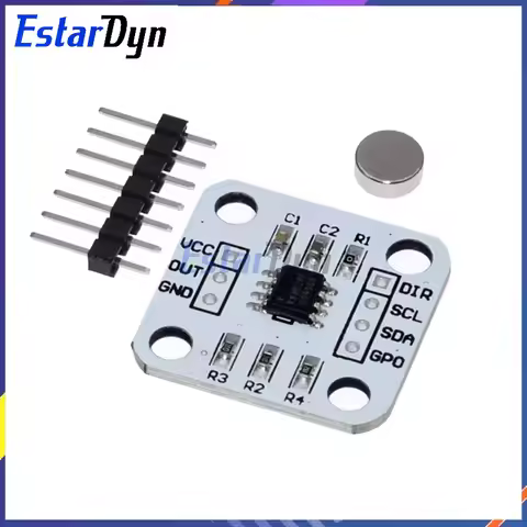 Estardyn AS5600 magnetic encoder magnetic induction angle measurement sensor module 12bit high preci