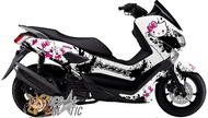 Decal stiker Full body Motor Yamaha Old Nmax 2015-2019 New Nmax 2020 2021 2022 2023 Hello Kitty Sim