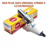 SPARK PLUG CPR8EA-9 LC135 WAVE125 Y15 Y15ZR Y16 DASH125 FUTURE125 WAVE110 DX CX YTZ5S YTZ6V YB5L