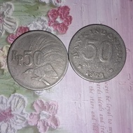 Uang Logam 50 Rupiah Cendrawasih
