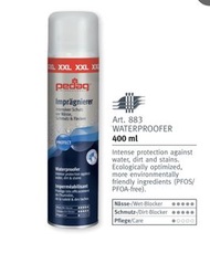 100%新 Pedag 德國防水防污護理噴劑 防水噴霧噴劑 德國制 400ml