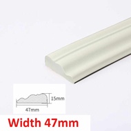 Wainscoting Roll foam waterproof DIY for wall decoration easy to cut and fix 47mm width