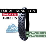 [FKR] RANGER 3 Tubeless Tyre Tayar 110/90-17 110/90-16