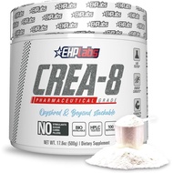 EHP Labs CREA-8 Micronized Creatine Monohydrate Powder - Unflavored Muscle Builder, Boost Strength, 