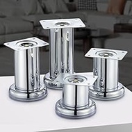 4 Pcs Modern Metal Table Legs, DIY Replacement Feet for Coffee Table, Sofa, Cabinet & Desk, 10Cm (3.