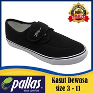 PALLAS JAZZ CASUAL COLOR SHOES SINGLE STRAP Kasut Pallas Jazz 4070113BK