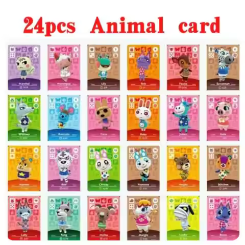Hot Game Animals Crossing New Horizons Amiibo Card Ankha Marshal Maple NS Switch 3DS Game Set Mini N