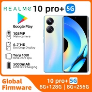 Realme 10 pro plus Android 5G Unlocked 6.7 inch 256G 90%New used All Colours in Good Condition Original used phone Realme 10 pro+