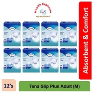 [Bundle of 8] TENA Slip Plus | Adult diaper TENA Slip Plus (M/L) 12s/pack