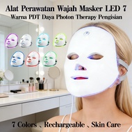 Charging LED Facial Care Tool 7 Colors Mask Photon Therapy PDT Light Use
