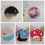 Punch Needle Coaster / Coaster Table Mat Coaster Set