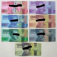 1 Lembar Uang Mainan Mahar Rupiah Euro Riyal Dollar