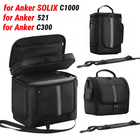 Carrying Case for Anker C300/SOLIX C1000 Portable Power Station Travel Storage Bag Organizer Bag wit