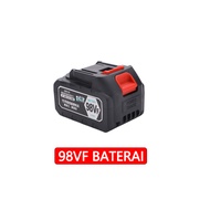 Impact Pembuka Baut 550N.M Cordless Electric Impact Wrench188VF Impek 2 Baterai Kompatibel Dengan Ba