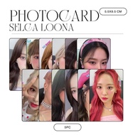 Photocard LOONA SELCA FLIP THAT (CONTENTS OF 5 PCS + LAMINATION 2 SIDES) HAND SIGNS TTD KPOP CARDS I