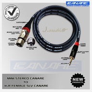 HP JAPAN STANDARD - Audio cable sound cable/ Mini Stereohp 3.5 mm CN to XLR Female CN SLV - JUAN AUD