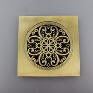 Bronze floor drain TS05 15x15cm