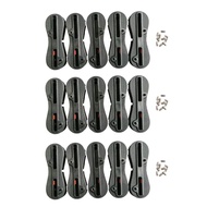 (RDBO) 15 Pcs/Set II Fin Box 3 Center Fin+12 Side Fins Surf Fin Plugs 0+5+9 Degree Fin Plug Surfing
