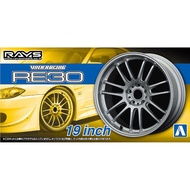 Car Model 1/24 Aoshima 19 inch Wheel - Volk Racing RE30 Plamo Modelkit Sport Rims