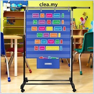 CLEA Classroom Pocket Chart, Durable Educational Standards Pocket Chart, Large Class Schedule Chart