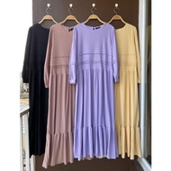 Jual kirana maxi gamis lfy import dress lebaran maxi bangkok Murah