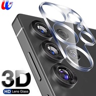 เคสปกป้องกล้อง3D โค้งชัดเจนสำหรับ Samsung Galaxy S25 S 25 Ultra Plus S25Ultra 5G 2025 HD 9H แก้วแบบเ