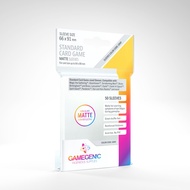 50 Gamegenic Standard Matte Clear Card Sleeves ("Grey") 64x89mm ($4 off for Self Collection)