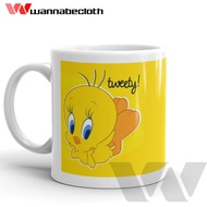 Tweety Mug Tweety Glass Children's Mug Custom Porcelain Mug Souvenir Tweety Mug