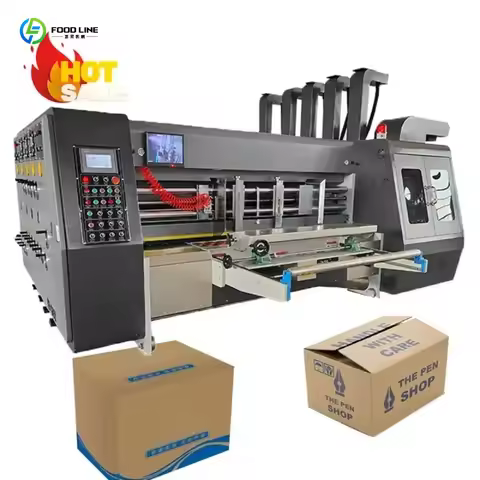 Customized High Speed Corrugated Carton Printing Machine Carton Making Machine Carton Printing Slott