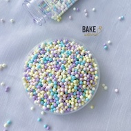 Sugar ball candy, decorative candy, 4mm matte sugar ball cotton candy to decorate birthday cakes, ca