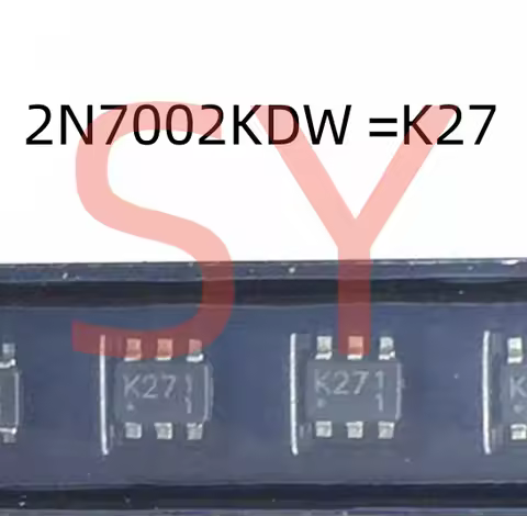 100PCS 2N7002KDW 2N7002DW-7-F 2N7002DW K72 SOT-363 L2N7002DW1T1G 2N7002KDW 72KCHIP IN STOCK
