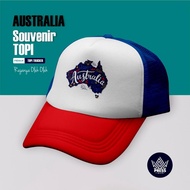 Trucker Hat Mesh Hat Cap Distro AUSTRALIA Aussie Ausie Kangaroo SOUVENIR souvenirs plain embroidery 