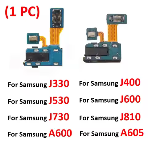 Earphone Jack Microphone Mic For Samsung J3 J4 J5 J6 J7 J8 A6 A6+ Phone New Headphone Audio Jack Fle