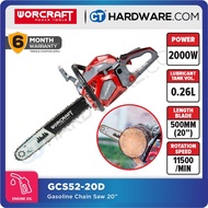 WORCRAFT GCS52-20D GASOLINE CHAIN SAW 20" | 2100W | 52CC [ GCS5220D ]