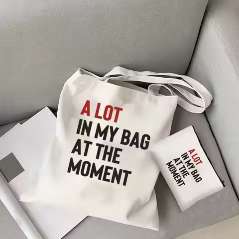 A Lot in My Bag At The Moment Taylor Tote Bag Portable Women'sTote Bag Eras Tour Inspired Tote Bag R