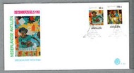 【流動郵幣世界】荷屬安地列斯1993年(E-251)聖誕節套票首日封