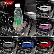 RL Bling Rhinestone Car Front Air Outlet Water Cup Holder Drink Holder for Water Cup Kettle Car Acce