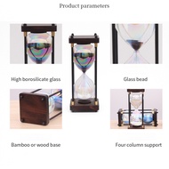 [Warrior2]  Large Hourglass 15Minutes 30Minutes 60 Minutes, Hourglass, Rainbow Glass Hourglass, Gift