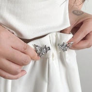 Butterfly Shaped Adjustable Waist Cinch Clip Removable No Sew Buckle for Clothing Fashion Essential