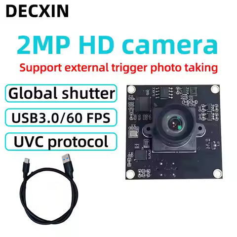 USB3.0 interface 2 million HD color AR0234 global shutter YUV 60 FPS camera module supports external