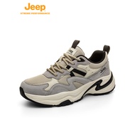 Jeep jeep Men's Shoes Outdoor Casual Shoes Mesh Breathable Daddy Shoes 2026 Summer New Style All-Mat