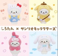 ❤️Sirotan x Sanrio 海豹小白 hello kitty 布甸狗 肉桂狗 玉桂狗 melody 公仔吊飾 掛飾 得意 玩偶