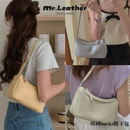 [Mr. Leather] Sheepskin Female Bag Shoulder Bag Korean Style Side Bag Korean Niche Design bucks Unde