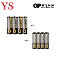 GP Supercell Battery Super Heavy Duty | AA AAA 15PL 1.5V | Bateri 40pcs