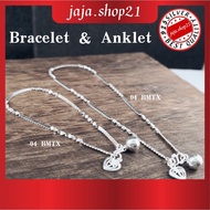 READY STOCK | 925 Silver Bracelet & Anklet BMTX | 925 纯银 手链 & 脚链 | Gelang Tangan & Gelang Kaki Perak