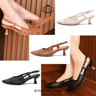 Imported Women's 5cm Heel Sandals with SlingBack Strap Slingback Heels HJ9010 [3 colors]