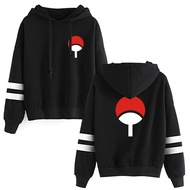 Summer Anime Naruto Hoodies Men Cool Uchiha Hatake Uzumaki Clan Badge Streetwear Sudaderas Hoodie Sweatshirt