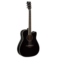 Yamaha FGX820C black cutaway electro-acoustic guitar